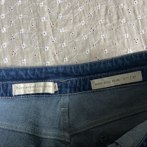 Pilcro & the Letterpress High Rise Slim Fit Jeans - Picture 4 of 5